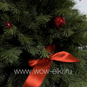 Мини-ёлка с декором из живой алтайской пихты